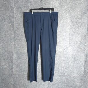 Ping Sensorcool Golf Pants Mens 40x31 Navy Blue Flat Front Performance Stretch